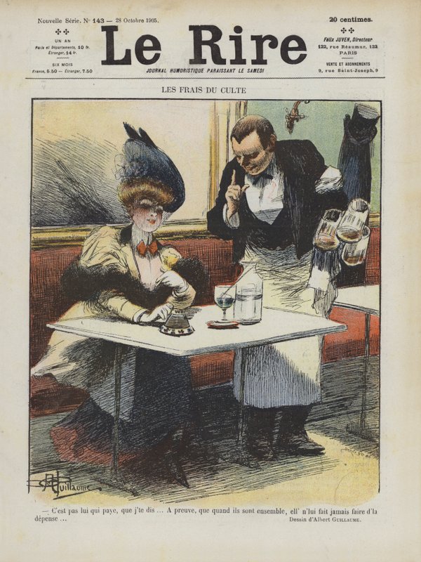 Ilustrace pro Le Rire od Albert Guillaume