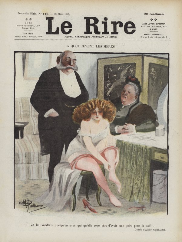 Ilustrace pro Le Rire od Albert Guillaume