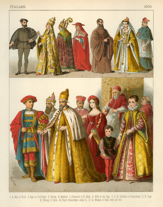 Italský kostým 1500 od Albert Kretschmer