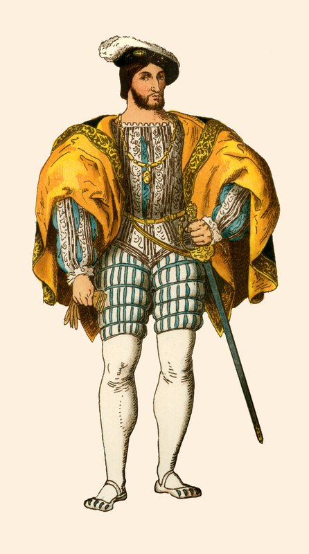 Francouzský král František I., 1547 od Albert Kretschmer