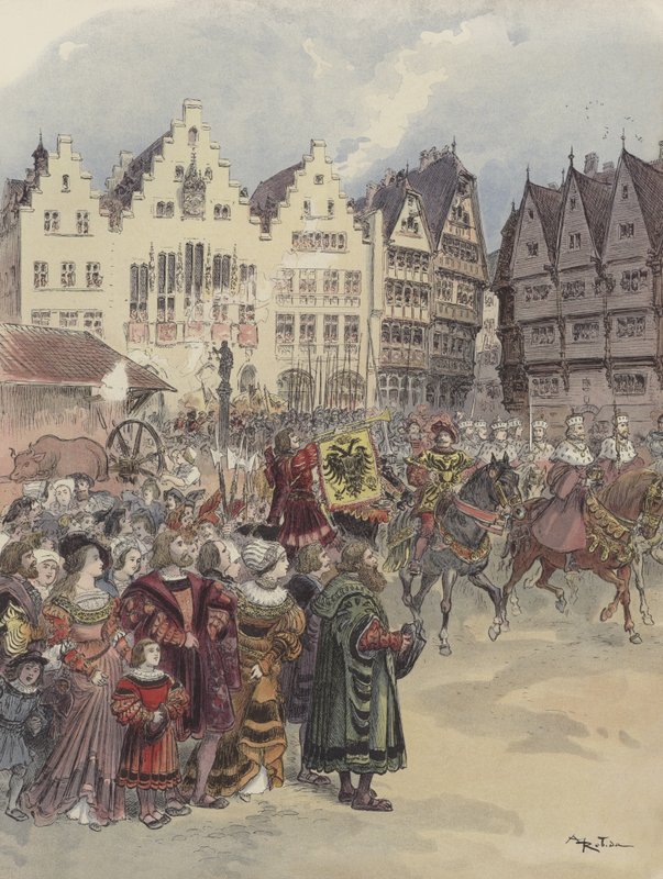 Volba do Říše (28. června 1519) od Albert Robida