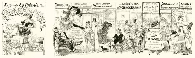Velká epidemie pornografie od Albert Robida