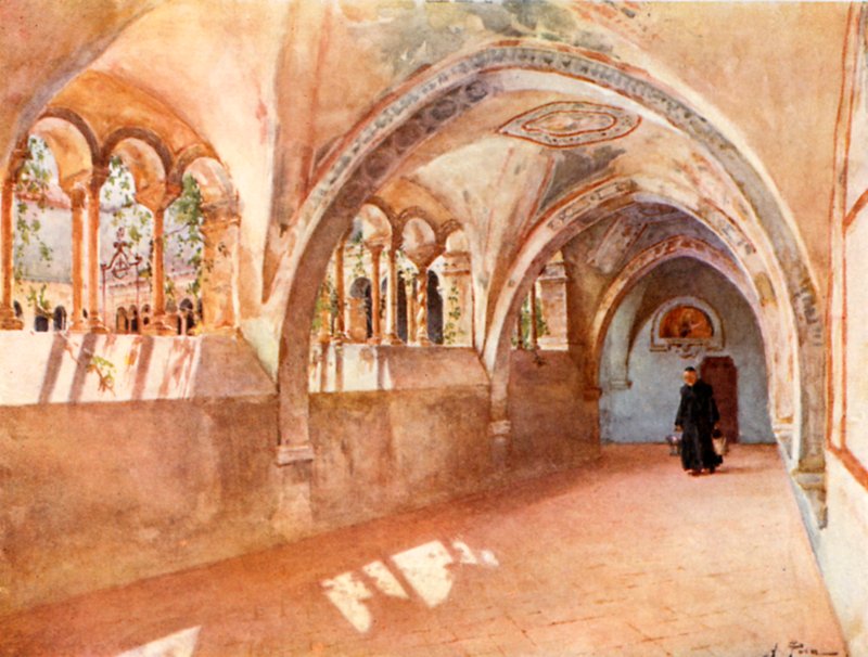 Kláštery v Santa Scholastica, Subiaco od Alberto Pisa
