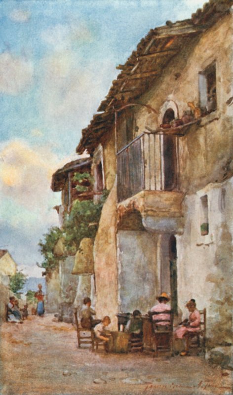 Staré domy, Taormina od Alberto Pisa