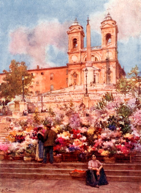 „Španělské schody“, Piazza di Spagna od Alberto Pisa