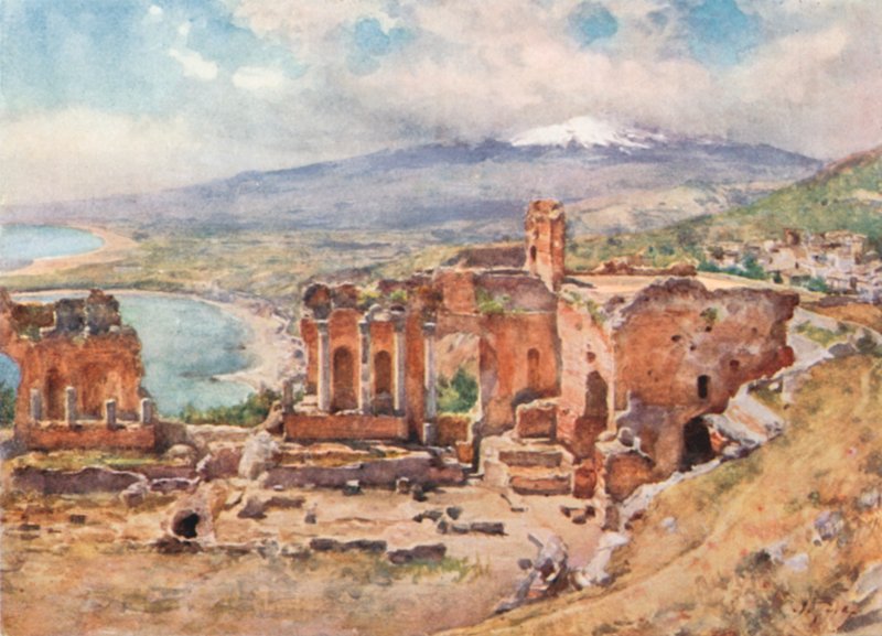 Divadlo, Taormina od Alberto Pisa