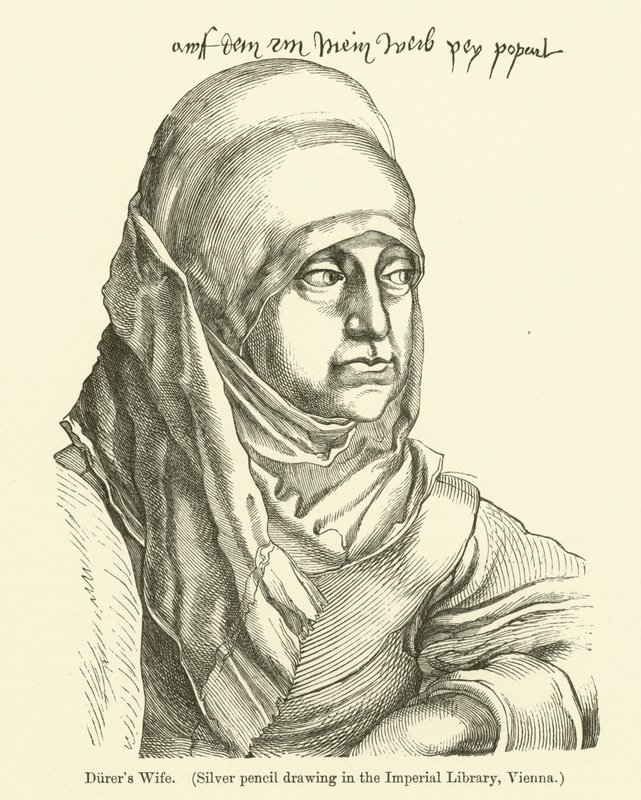 manželka Albrechta Durera od Albrecht Dürer