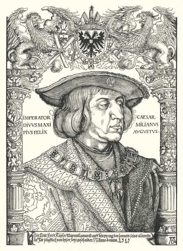 Maxmilián I., císař Svaté říše římské od Albrecht Dürer