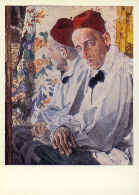 Vsevolod Meyerhold , ruský herec od Aleksandr Jakovlevic Golovin