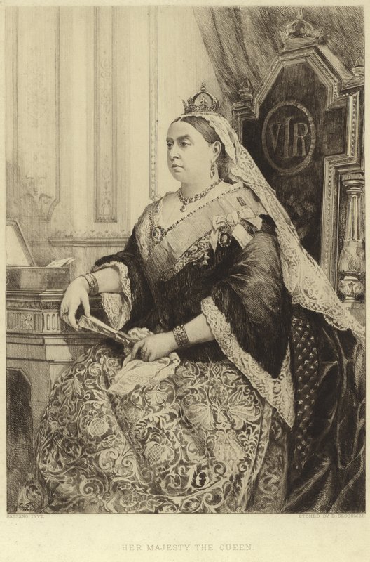 Portrét královny Viktorie od Alexander Bassano