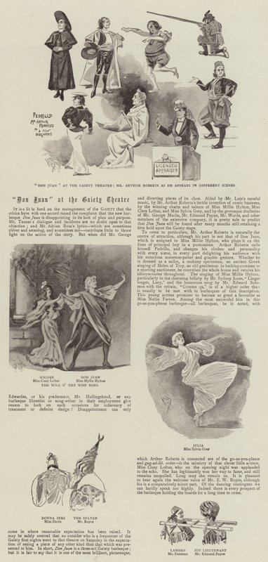 Don Juan v divadle Gaiety od Alexander Stuart Boyd
