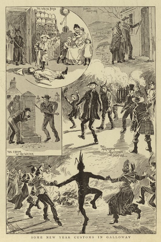 Některé novoroční zvyky v Galloway od Alexander Stuart Boyd