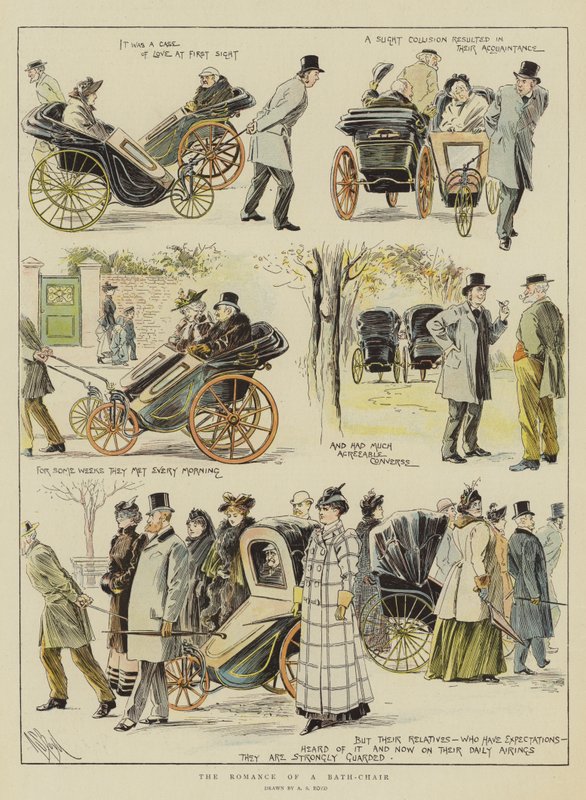 Romance koupací židle (chromolitho) od Alexander Stuart Boyd