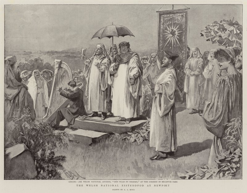 Velšský národní Eisteddfod v Newportu od Alexander Stuart Boyd