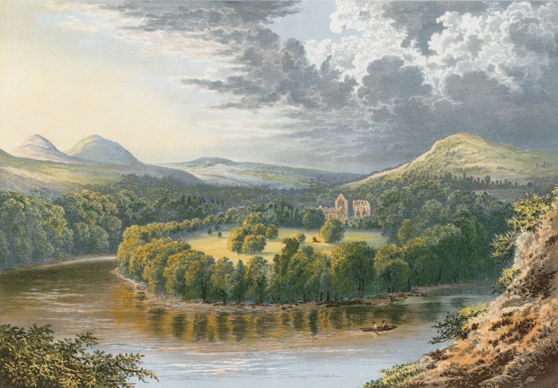Dryburgh Abbey od Alexander Francis Lydon