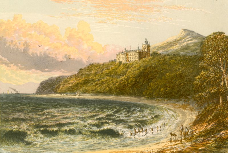 Hrad Dunrobin od Alexander Francis Lydon