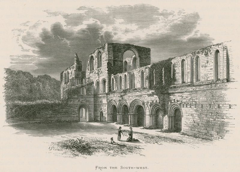 Furness Abbey, od jihozápadu od Alexander Francis Lydon