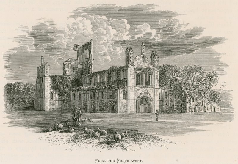 Kirkstall Abbey, od severozápadu od Alexander Francis Lydon