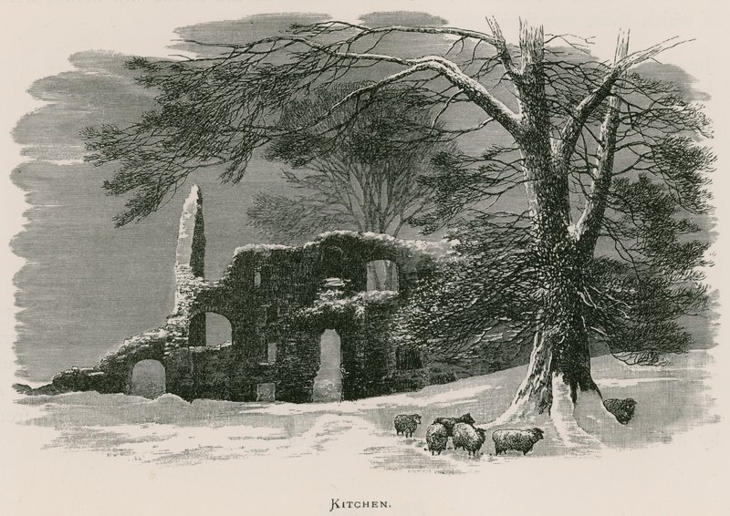 Kirkstall Abbey, Kitchen od Alexander Francis Lydon