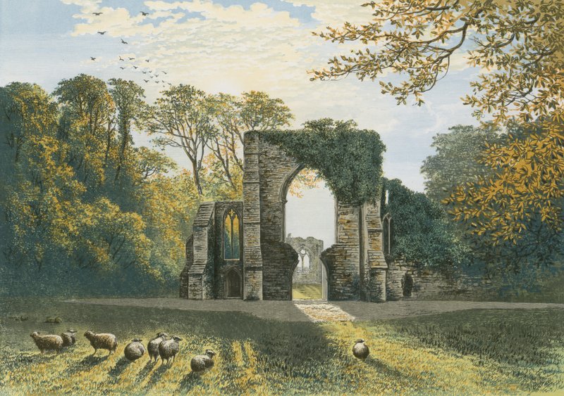 Netley Abbey od Alexander Francis Lydon