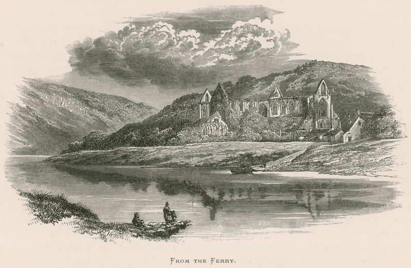 Tintern Abbey, Z trajektu od Alexander Francis Lydon