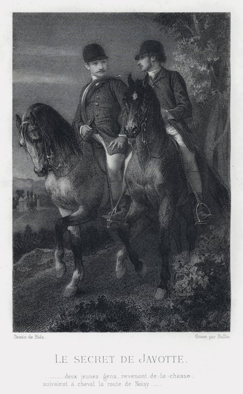 The Secret Of Javotte (rytina) od Alexandre (after) Bida
