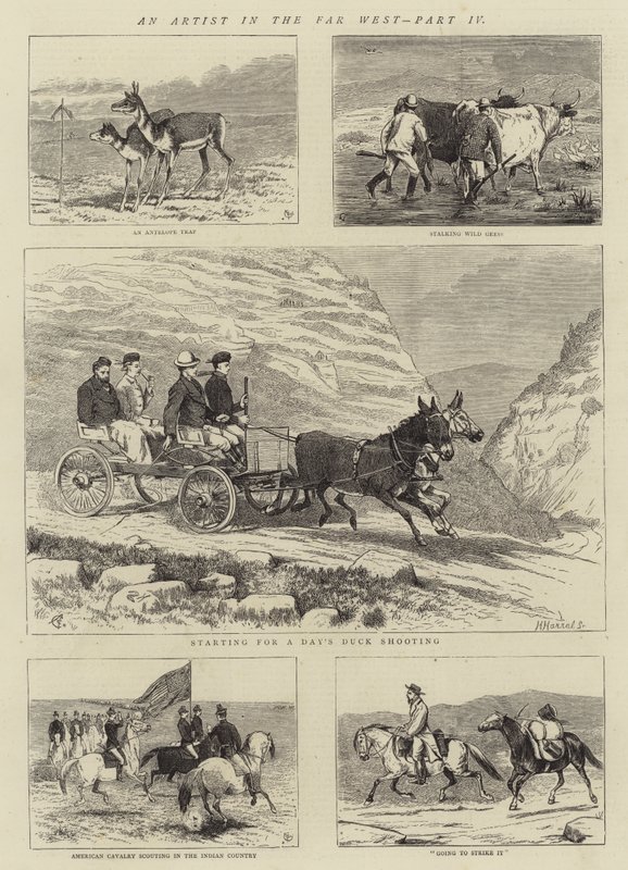 Umělec na Dálném západě, část IV od Alfred Chantrey Corbould