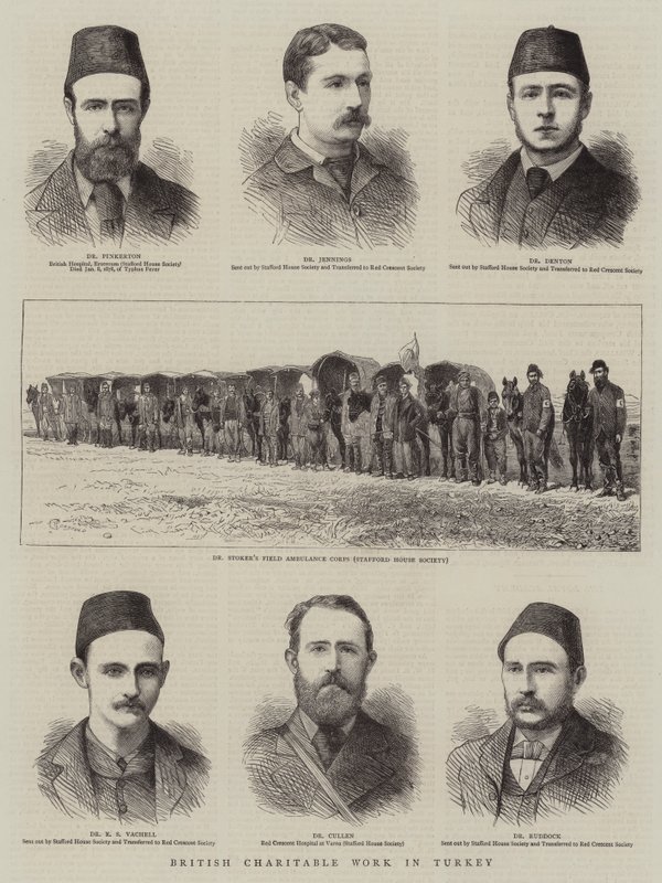 Britská charitativní práce v Turecku od Alfred Chantrey Corbould