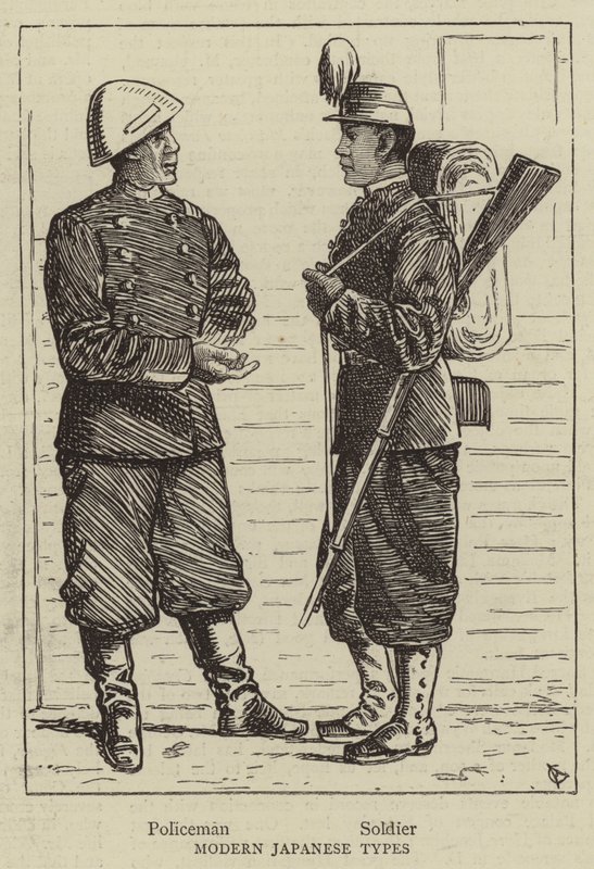 Moderní japonské typy od Alfred Chantrey Corbould