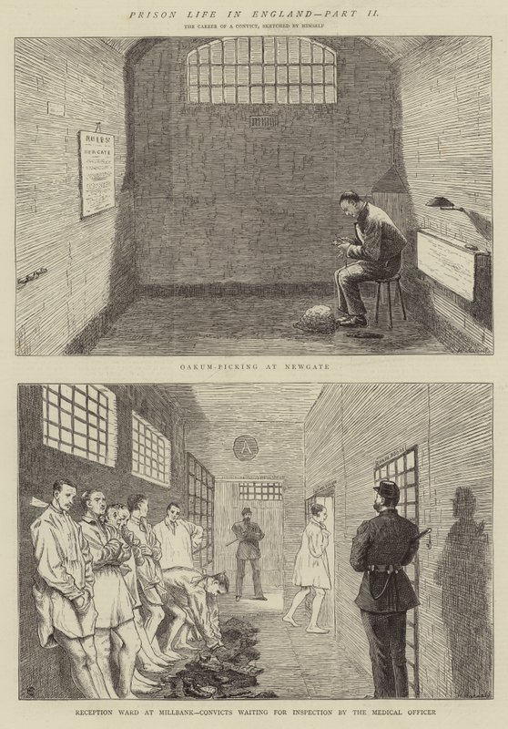 Vězeňský život v Anglii, část II od Alfred Chantrey Corbould