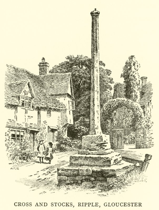 Cross and Stocks, Ripple, Gloucester od Alfred Robert Quinton