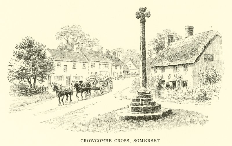 Crowcombe Cross, Somerset od Alfred Robert Quinton