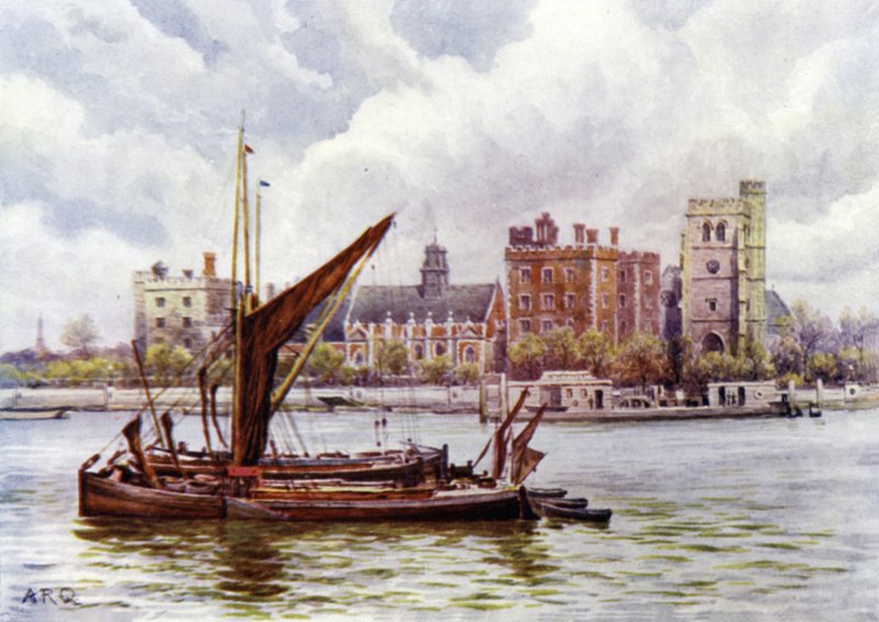 Lambethský palác od Alfred Robert Quinton
