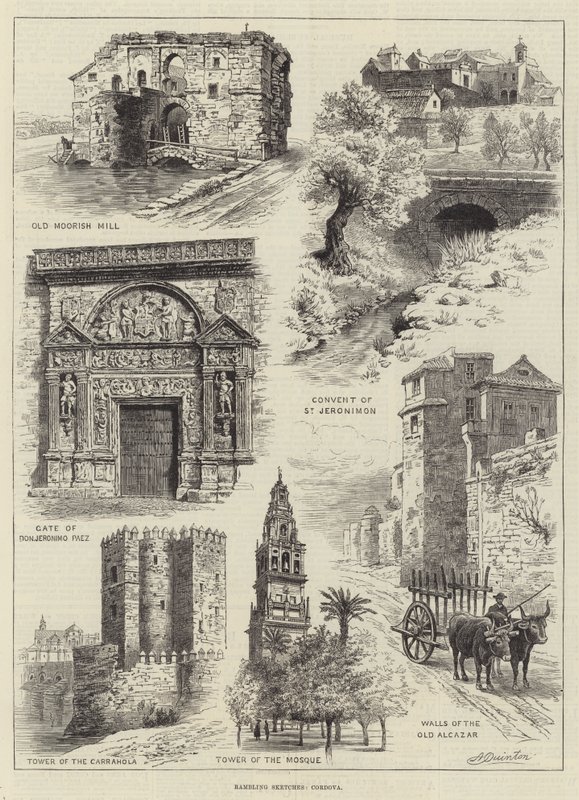 Rambling Sketches, Cordova od Alfred Robert Quinton