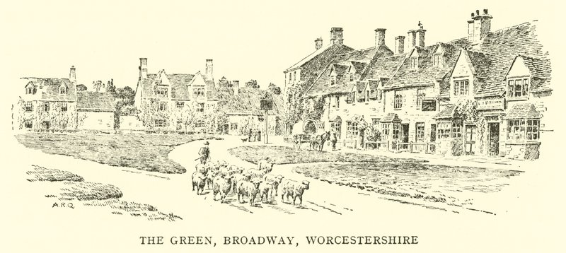 The Green, Broadway, Worcestershire od Alfred Robert Quinton