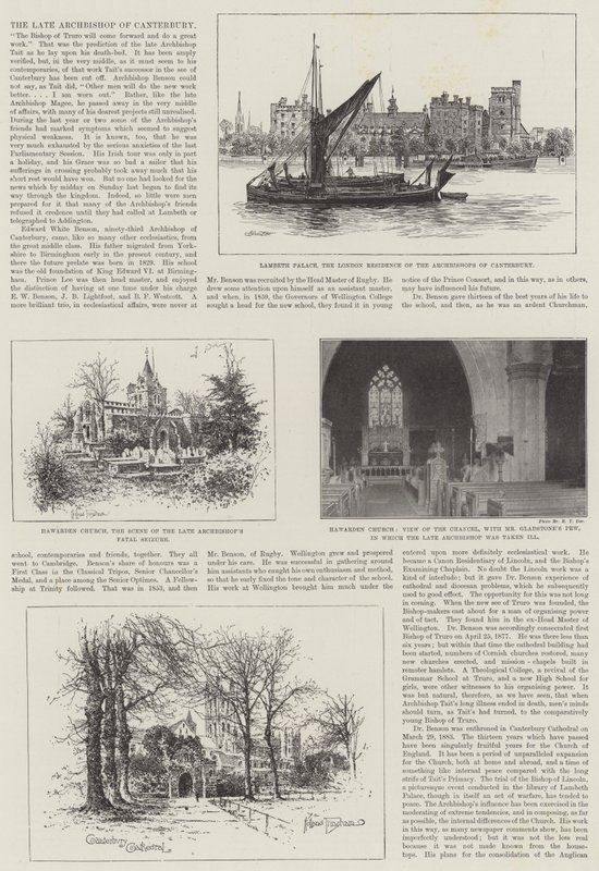 Zesnulý arcibiskup z Canterbury od Alfred Robert Quinton