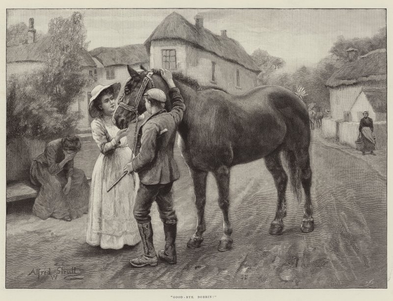 Sbohem, Dobbine! od William Strutt