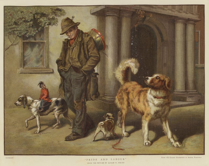 Pride and Labor (chromolitho) od William Strutt
