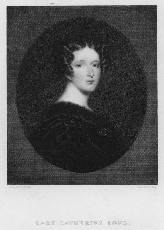 Lady Catherine Long (rytina) od Alfred Edward (after) Chalon
