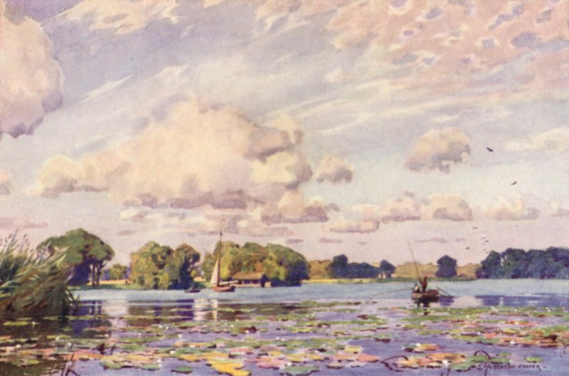 Barton Broad, Norfolk od Alfred Heaton Cooper