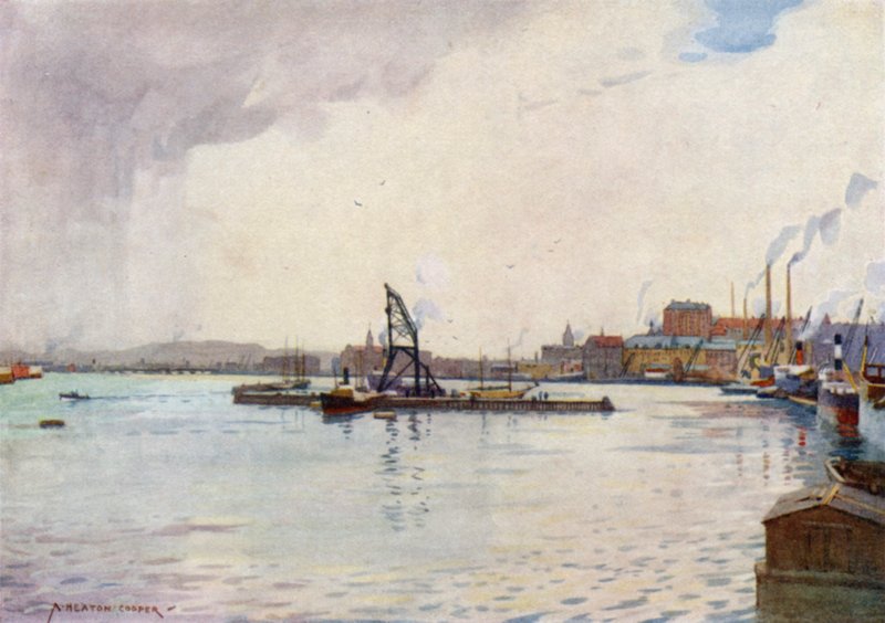 Göteborg, přístav od Alfred Heaton Cooper