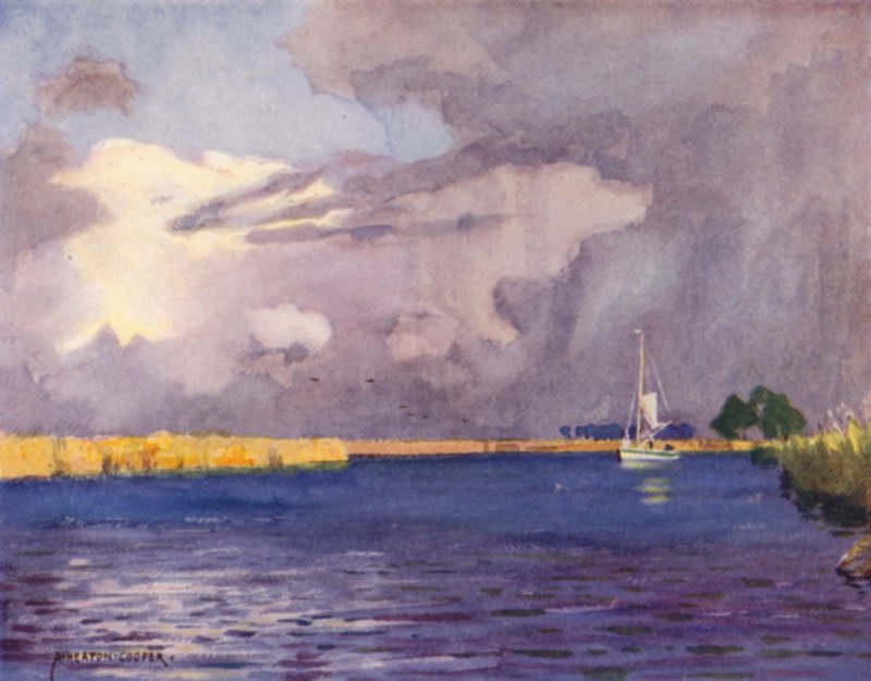 Heigham Sounds, Norfolk, Thunder Clouds od Alfred Heaton Cooper