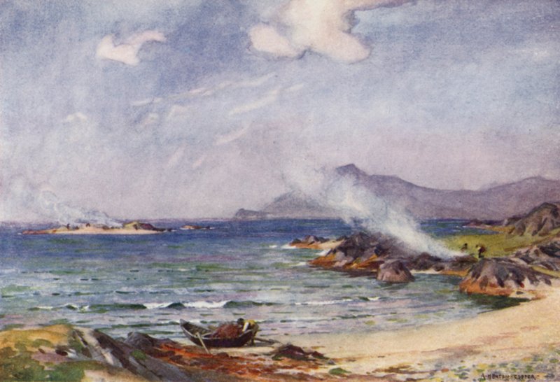 Hořící řasy, Renvyle od Alfred Heaton Cooper