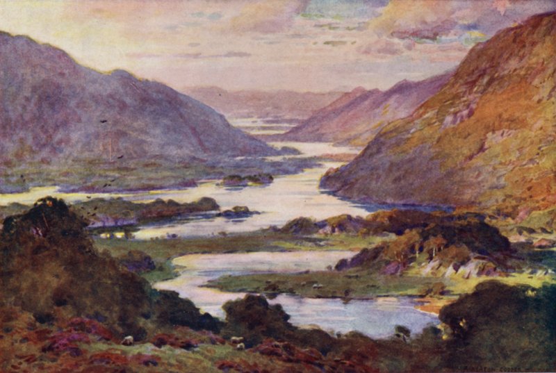 Lakes of Killarney z Kenmare Road od Alfred Heaton Cooper