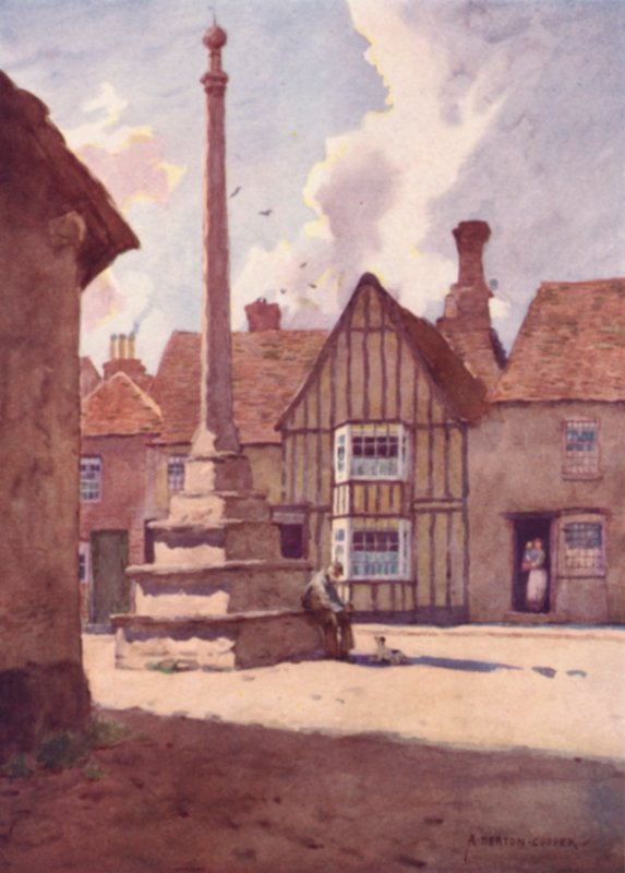 Lavenham Market Cross, Suffolk od Alfred Heaton Cooper