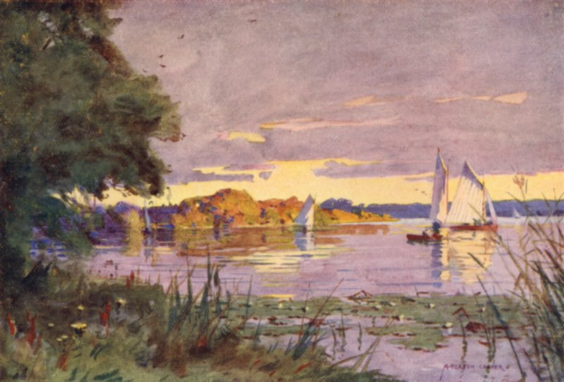 Oulton Broad, Suffolk od Alfred Heaton Cooper
