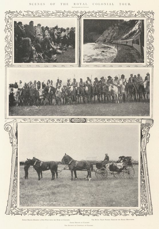 Scény královského koloniálního turné od Alfred Hugh Fisher