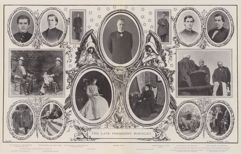Zesnulý prezident McKinley od Alfred Hugh Fisher