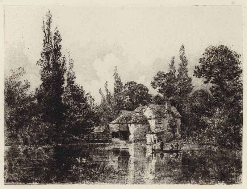 Mlýn Iffley od Alfred Louis Brunet Debaines