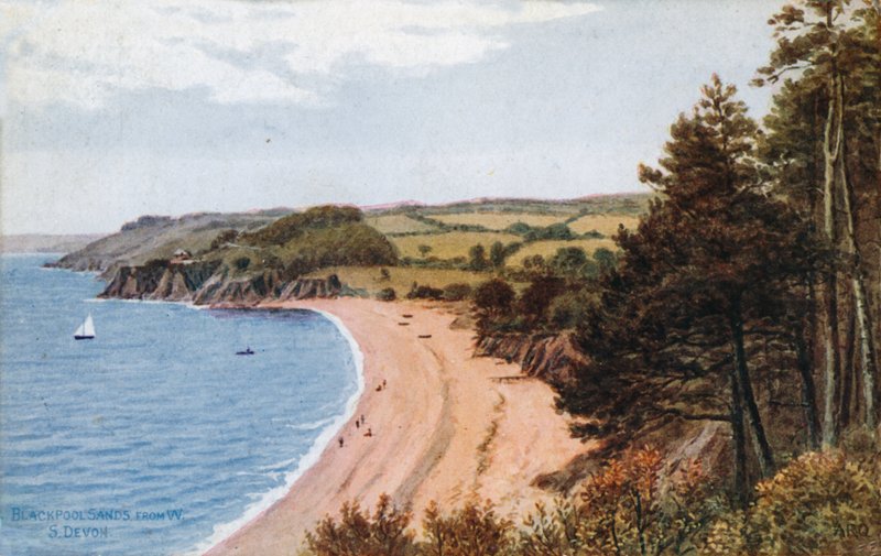 Blackpool Sands, z W, S Devon od Alfred Robert Quinton
